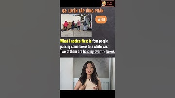 TOEIC Speaking - 4 bước làm mô tả tranh Part 2 #toeic4kynang #hoctienganh #tuvotoeic #english