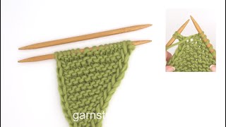 How to work 2 edge stitches in each side