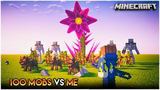 100 Mobs vs ME in Minecraft | in Telugu | Maddy Telugu Gamer