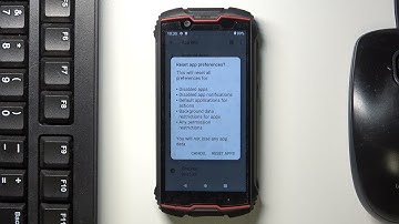 How to Reset App Preferences on Cubot King Kong Mini 2?