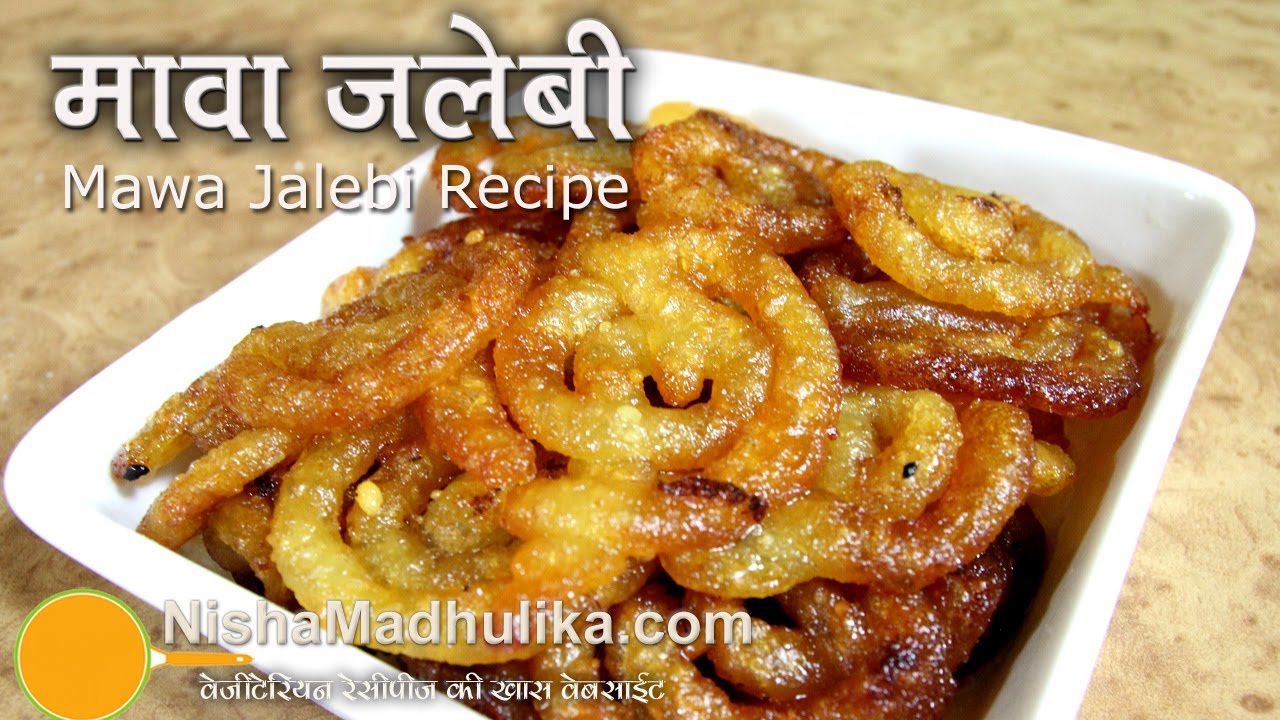 Mawa Jalebi Receipe recipe | Khoya Jalebi Recipe | Nisha Madhulika | TedhiKheer