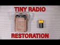 Tiny radio restoration with detailed procedure