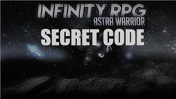 Infinity RPG code  Roblox