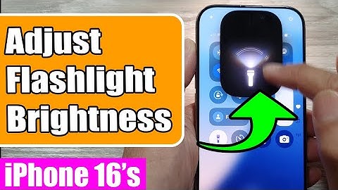 💡How to Adjust Flashlight Brightness on iPhone 16/16 Pro Max | iOS 18