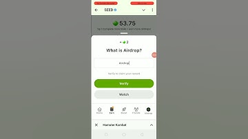 What is Airdrop?.seed video code. #seed #airdrop #crypto