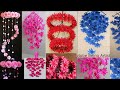 5 Beautiful Paper Flower Wall Hanging- Paper Craft - Paper Flower