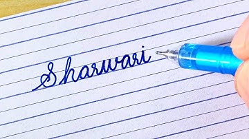 “Sharwari” name in cursive writing.