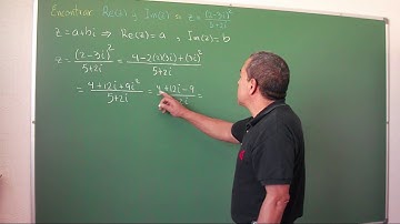 Calcular la parte real y la parte imaginaria de un número complejo