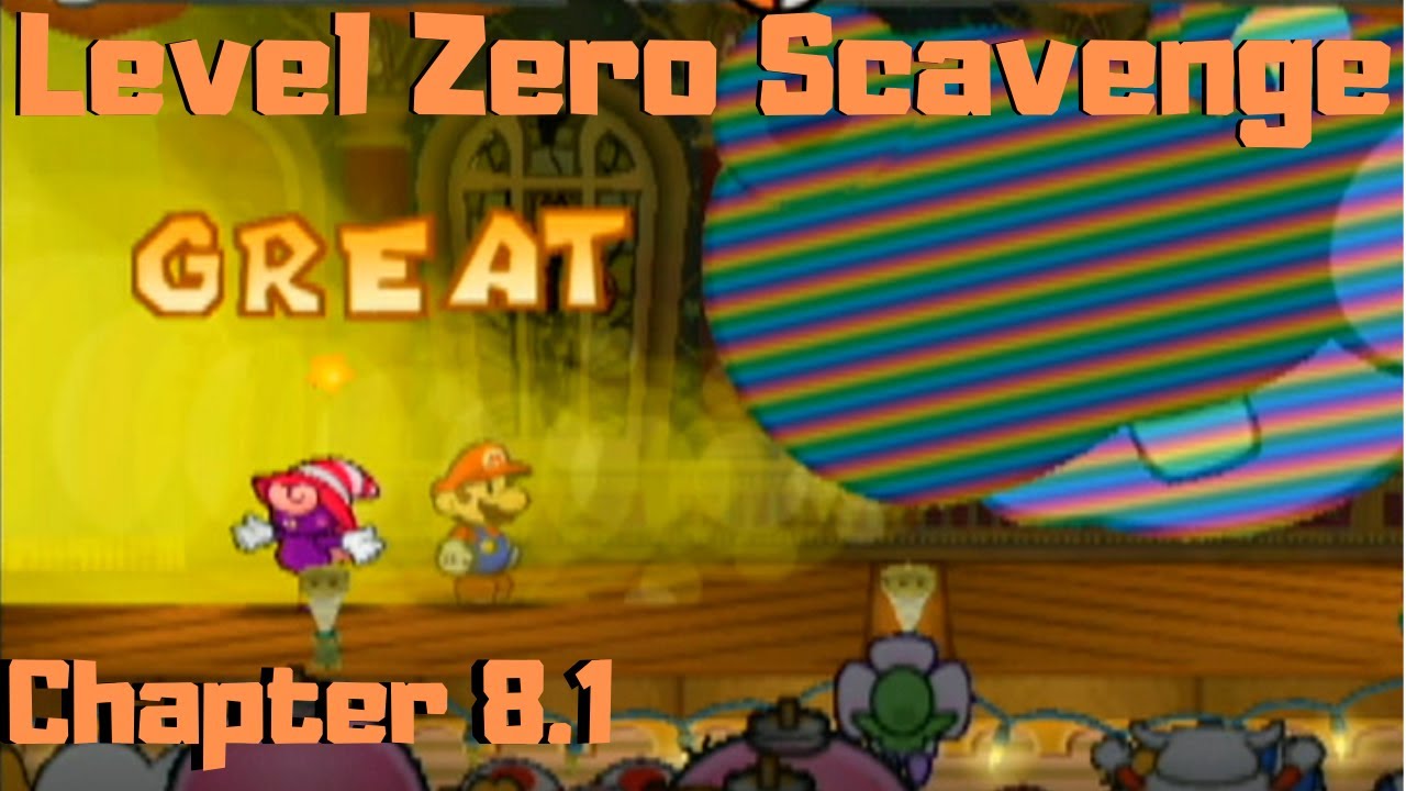 Paper Mario TTYD Level Zero Scavenge Chapter 8, Part 1 YouTube