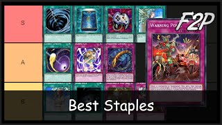 Duel Links Staple TIER LIST - Get These Tech Cards FIRST! [Yu-Gi-Oh! Duel Links]