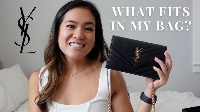 What's In My Bag? The YSL (Saint Laurent) Monogram Chain Wallet