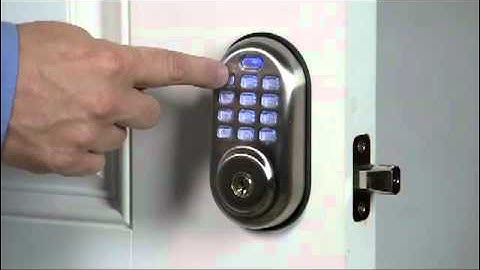 How to Change The Volume: Revolution Touchscreen Deadbolt