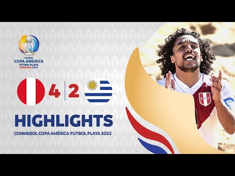 Perú goleó 4-2 a Uruguay por la fecha 2 de la Copa América de Fútbol Playa  2022