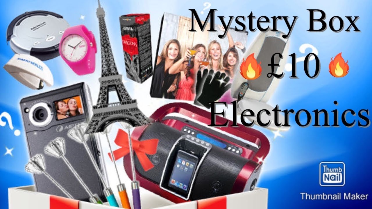 Electronic Mystery Box  Mystery box, Electronics, Powerbank