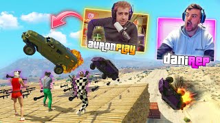 COCHES BLINDADOS vs RPG! CON AURONPLAY Y AMIGOS!! - GTA V ONLINE