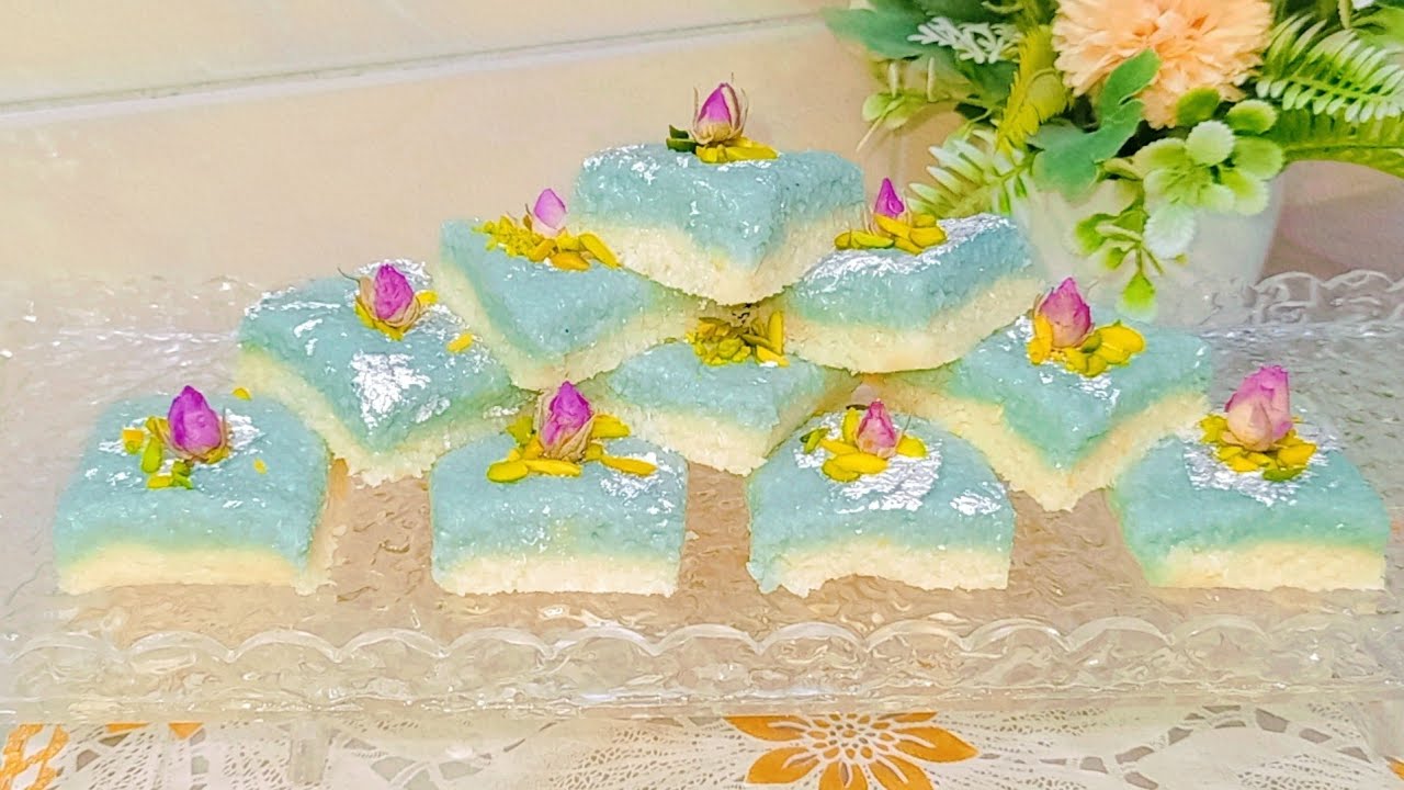 Coconut Ice Recipe |Easy No cook, No Bake Recipe