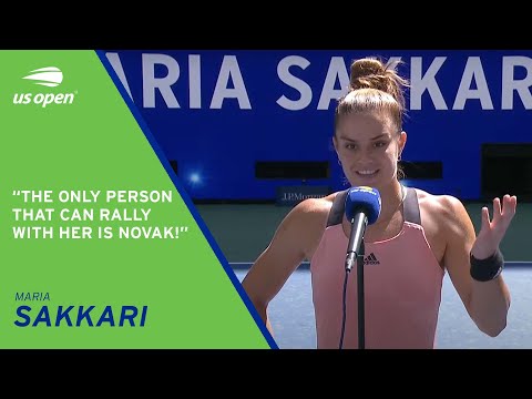 Maria Sakkari On-Court Interview | 2021 US Open Round 3