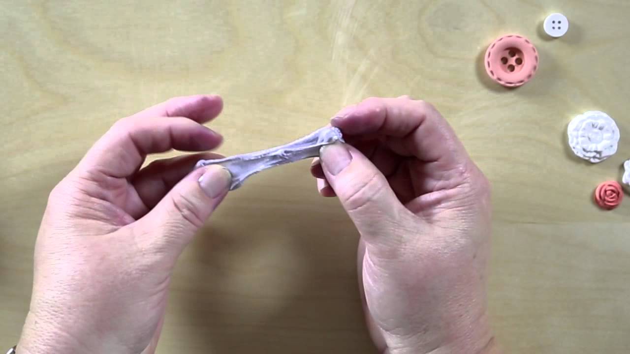 paper mache Simply Pressed Clay & Buttons and Blossoms Clay Molds -- Bonnie Thurber