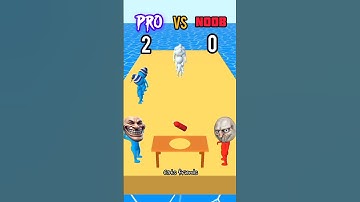 bottle flip pro vs noob troll face #trollface #troll #gameplay #funny #shorts