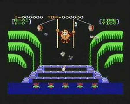Donkey Kong 3 Intro Nintendo NES Pal Version
