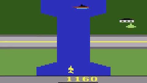 River Raid USA ATARI 2600 VCS HYPERSPIN NOT MINE VIDEO COMPUTER SYSTEM