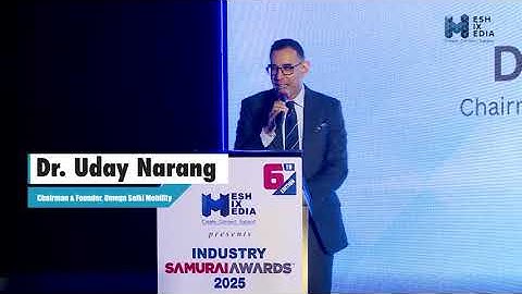 Dr. Uday Narang | Chairman & Founder, Omega Seiki Mobility | Keynote Speech at Samurai Awards 2025