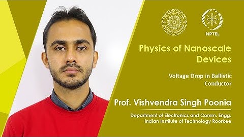 Lecture 33: Voltage Drop in Ballistic Conductor