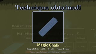 How to get Magic Chalk technique | Pilgrammed