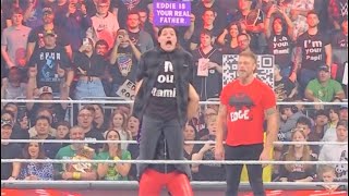 Beth Phoenix with a glam slam to Dominik Mysterio on WWE Raw