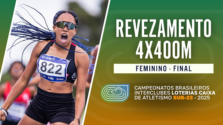 REVEZAMENTO 4X400M FEMININO | BRASILEIRO SUB-23 DE ATLETISMO 2025