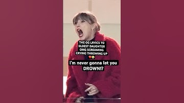 The OG LRYICS to Eldest Daughter!!?#taylorswift #singer #viral #shorts #new #swifties #musician