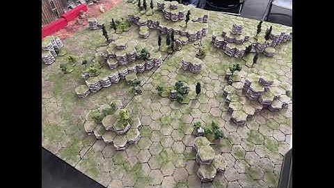 BattleTech Terrain Grass Hex Board Tutorial