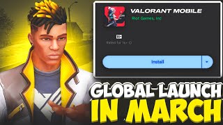 VALORANT MOBILE global beta announcement on 26th MARCH 🔥