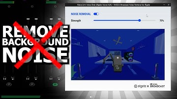 Remove Background Noise with NVIDIA Broadcast in Elgato Wave Link