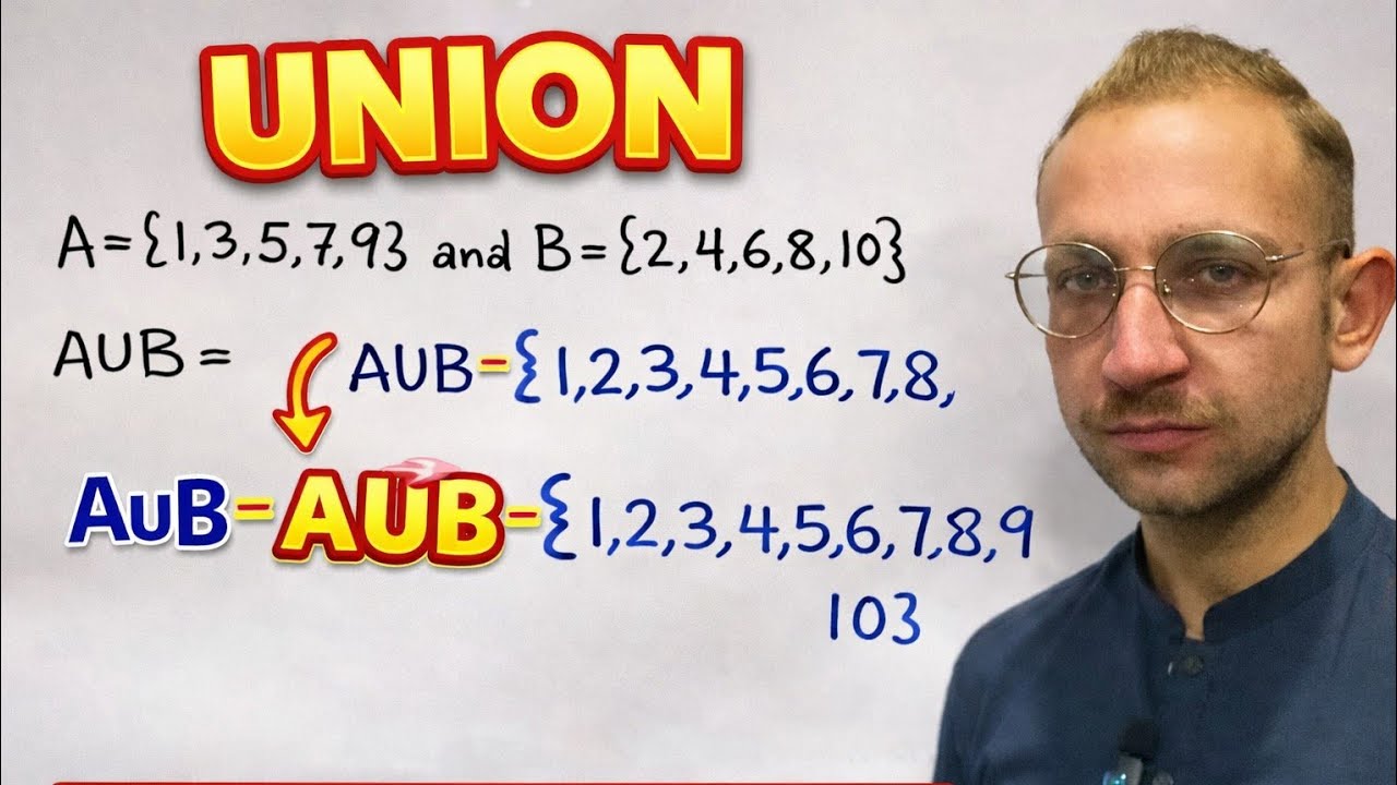 Find AUB || what is union || A Union B || AUB #maths #matheducation340 ...