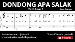 not balok dondong opo salak - piano level 1 - lagu daerah jawa tengah - solmisasi / do re mi  - Durasi: 2:13. 