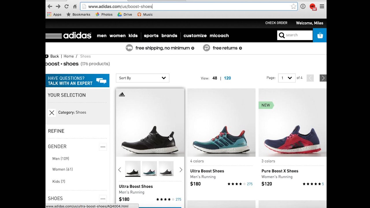 Adidas.com Add To Cart (ATC) and Auto Checkout Bot