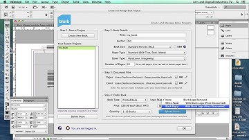 Uploading your book to Blurb