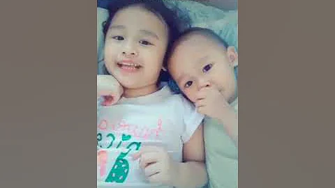 Kakak Adik lagi akur tiktok anak bayi lucu