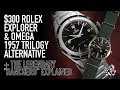 The Coolest $300 Alternative To A Rolex Explorer, Omega 1957 Seamaster, Railmaster & Ranchero Watch