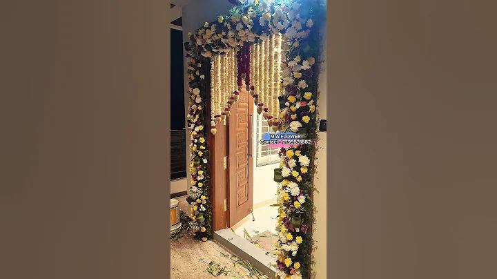 Located📍Hyderabad Now At Online ☎️Contact - 7799531882 #housewarming #flowerdecorators #tredingsong