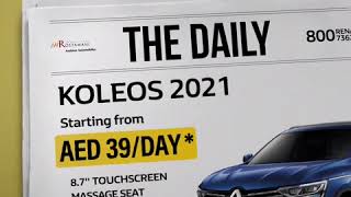 Renault Koleos 2021 AED 39/day