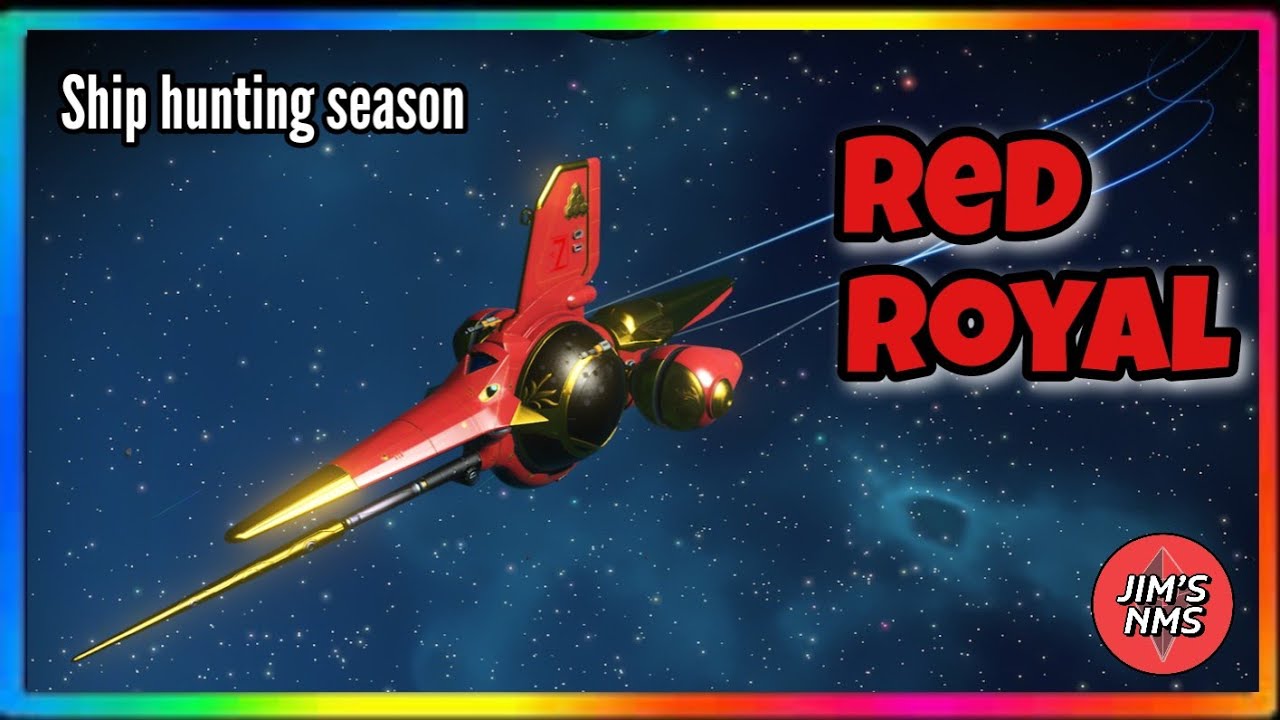 Red royal exotic in no man's sky