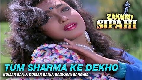Tum Sharma Ke (Full Video) Song | Zakhmi Sipahi | Kumar Sanu, Sadhana Sargam | Mithun Chakraborty