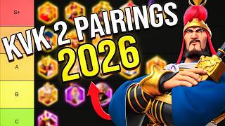 The TOP Commander Pairings for KvK 2 (September 2026) | Rise of Kingdoms