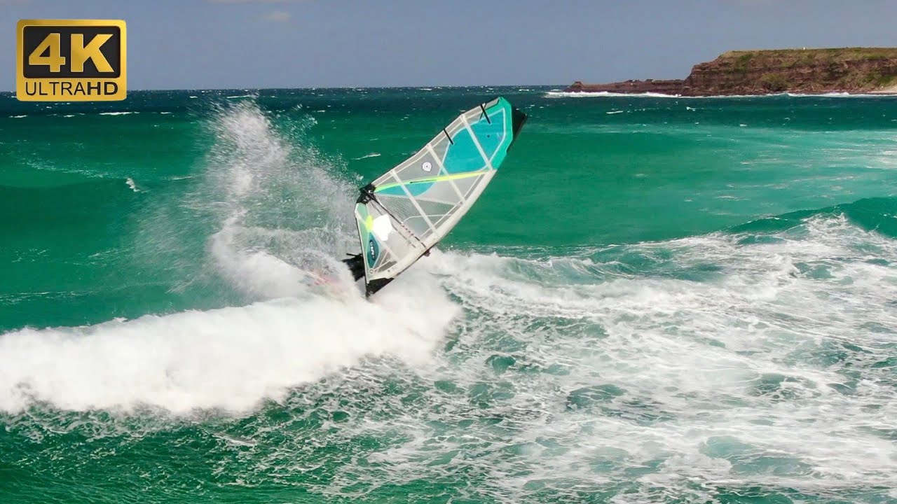 Windsurfing with mates in Windang