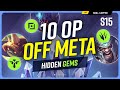 10 OP OFF META Champions that are HIDDEN GEMS for SEASON 15 - League of Legends