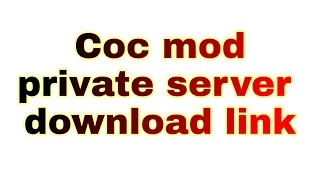 Mod Coc Download Link Mod Coc Download Link
