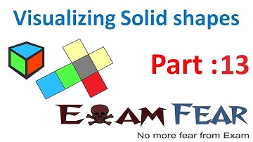 Maths Visualizing Solid Shapes part 13 (Sketches of Cube and Cuboid) CBSE Class 7  Mathematics VII