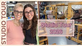 ULTIMATE Craft Studio Setup | Weaving & Sewing Tour